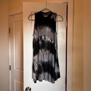 High Neck, Stretch, thigh high dress